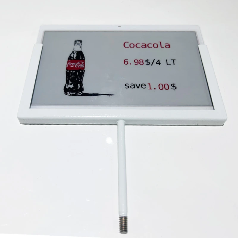 7.3 Inch Élɛktrɔniki Akwɛ Tag Gan Vis So Coca-cola Style